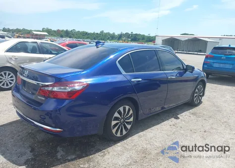 2017 Honda Accord Hybrid Ex-L из США, поврежденный, VIN JHMCR6F54HC010483